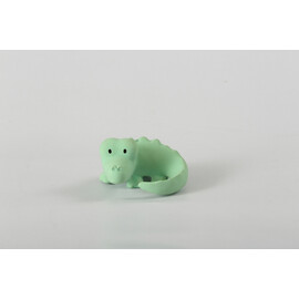 Tikiri Crocodile Rubber Teether Rattle & Bath Toy in Retail Box