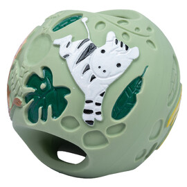 Tikiri Safari Green Grabbing Ball Natural Rubber Toy