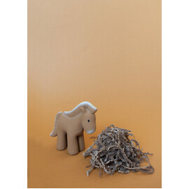 Tikiri Horse Rubber Teether Rattle & Bath Toy in Retail Box