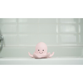 Tikiri Octopus  Rubber Teether Rattle & Bath Toy in Retail Box