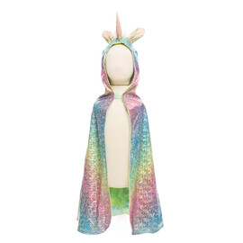Great Pretenders Reversible Unicorn & Dragon Cape – Size 3–4