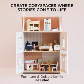 Le Toy Van OCT26 REVAMP - Roseheart Wooden Doll House (with furniture)