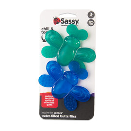 Sassy Baby Water-Filled Butterfly Teethers