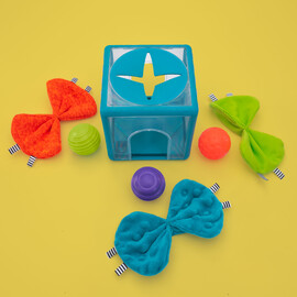 Sassy Baby Sensory Surprise Tissue Box