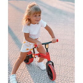 Yvolution BUY Red Balance Bike GET Grey Helmet (S) for  HALF PRICE