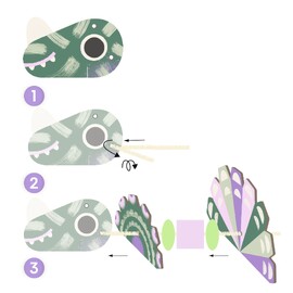 Djeco Threading - Terrible Dinos Activity