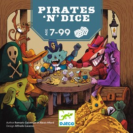 Djeco Pirates'n'Dice Card Game