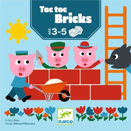Djeco Toc Toc Bricks First Dice Game