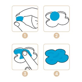 Djeco Air-dry Clay Colouring - Underwater Scenes