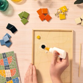 Djeco Atelier 73 – Abstract Bird Mosaic Art Kit