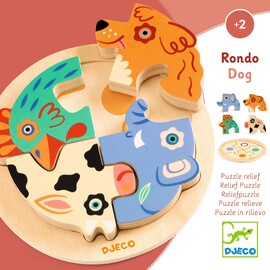 Djeco Rondo Coco Wooden Puzzle for Toddlers