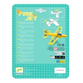 Djeco Fire Jet Foam Glider for Outdoor Play