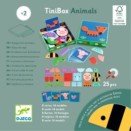 Djeco TiniBox Animals Magnetic Play Set
