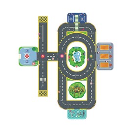 Djeco Crazy Motors Puzzl'Up Giant City 33pc Puzzle