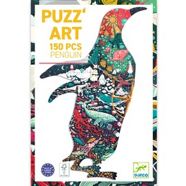 Djeco Penguin 150 Piece Silhouette Jigsaw Puzzle