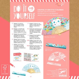 Djeco Do It Yourself Koneko Fan (Colour)