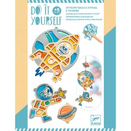Djeco Do It Yourself Cosmic Light Suncatcher Craft Kit