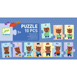 Djeco Teddy Dresses Up Sequencing Puzzle