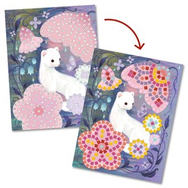 Djeco Woodland Foam Mosaic Collage Craft Kit