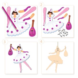 Djeco Colour & Assemble Ballet Dancers