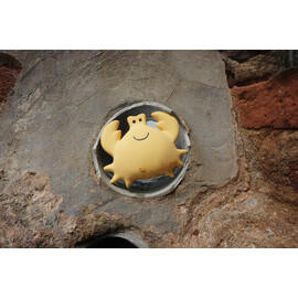 Tikiri Crab  Rubber Teether Rattle & Bath Toy in Retail Box