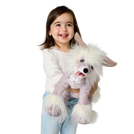 Folkmanis Chinese Crested Dog Puppet