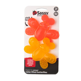Sassy Baby Water-Filled Butterfly Teethers