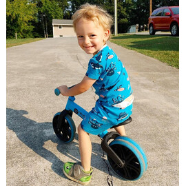 Yvolution BUY Blue Balance Bike GET Safety Pads for FREE