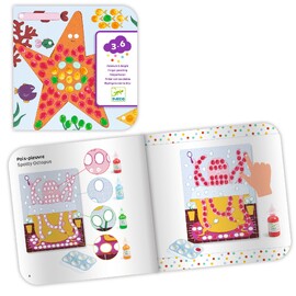 Djeco Finger Painting - Dots & Fish Art Activity