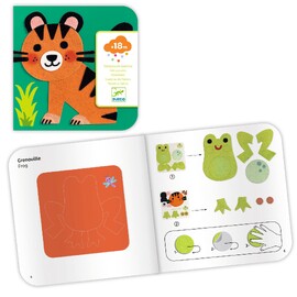 Djeco Felt Boards - Soft Animals Collage Activity