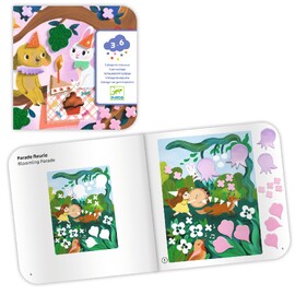 Djeco Foam Collage - Sparkling Parties Activity