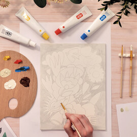 Djeco Atelier 23 - Abstract Canvas Painting Kit