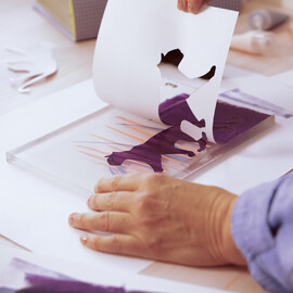 Djeco Atelier 47 - Panther Gel Printing Kit