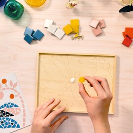 Djeco Atelier 72 – Dragonfly Mosaic Art Kit