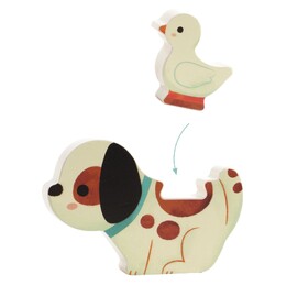 Djeco Puzz and Play Friends Wooden Puzzle