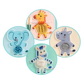 Djeco SoftiBook Lion Felt Activity Book