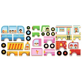 Djeco Inzebox Vehicles Magnetic Game