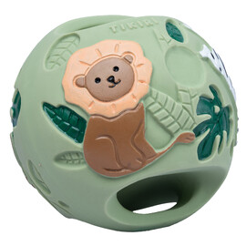 Tikiri Safari Green Grabbing Ball Natural Rubber Toy