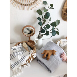 Tikiri Horse Rubber Teether Rattle & Bath Toy in Retail Box