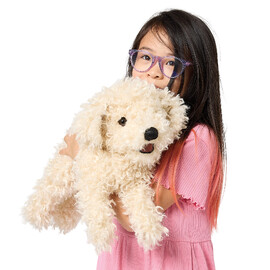 Folkmanis White Poodle Puppy Puppet
