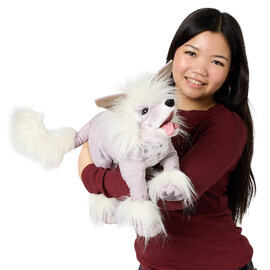 Folkmanis Chinese Crested Dog Puppet