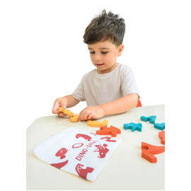 Mentari Dino-saws Interchangeable Puzzle