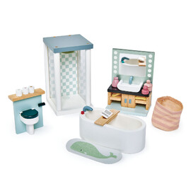 Tender Leaf Toys Complete Dolls House Room Furniture Set