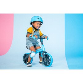 Yvolution BUY Blue Balance Bike GET Safety Pads for FREE