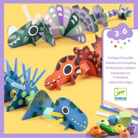 Djeco Threading - Terrible Dinos Activity