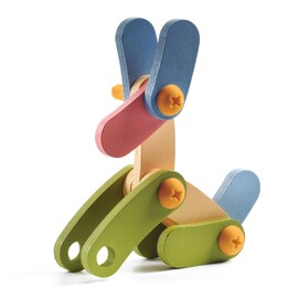 Djeco Buildo - Animals Wooden Construction Set