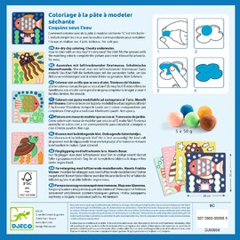 Djeco Air-dry Clay Colouring - Underwater Scenes
