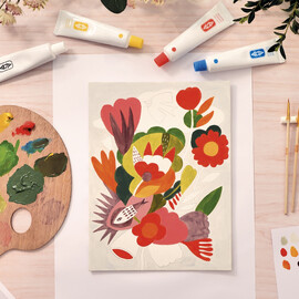 Djeco Atelier 23 - Abstract Canvas Painting Kit