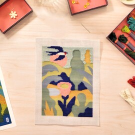 Djeco Atelier 65 – Garden Needlepoint Kit