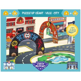 Djeco Crazy Motors Puzzl'Up Giant City 33pc Puzzle